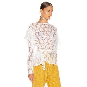 Isabel Marant Etoile Vinny Top White Size 40 US M